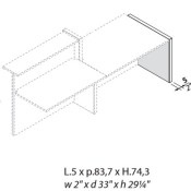 Конечная опора низкая правая/левая Nice 115440/115441