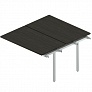 Промежуточный сдвоенный стол на металлокаркасе 140 см Rio Project RM-3(x2)+F-61