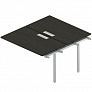 Промежуточный сдвоенный стол с люком на металлокаркасе 160 см Rio Project RM-2.1(x2)+F-62