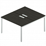 Сдвоенный стол с люком на металлокаркасе 120 см Rio Project RP-4.1(x2)+F-48 