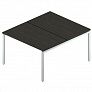 Сдвоенный стол на металлокаркасе 160 см Rio Project RP-2(x2)+F-50