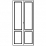 Набор высоких дверей для платяного шкафа Art&Luxe 01184 LX