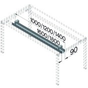 Кабель-канал узкий для стола 140 см Metal System МК-0140