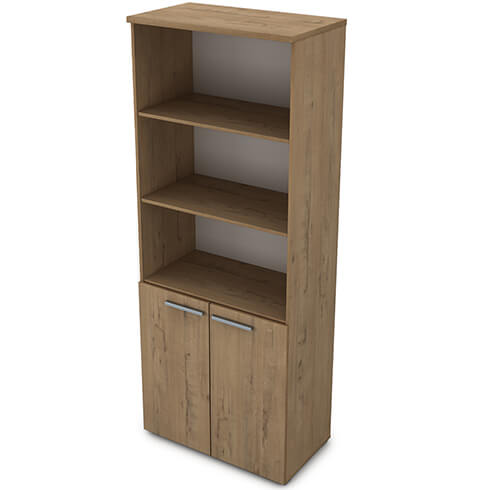 Шкаф высокий 205 см полуоткрытый (2 двери ДСП) 9Ш.005.7