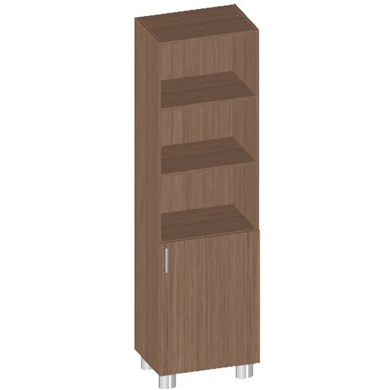Шкаф узкий высокий комбинированный (правый) Турин Тр-2.2+Тр-4.0Пр