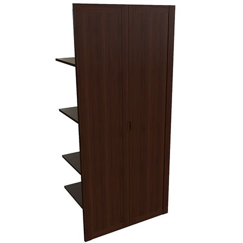 Наполнение шкафа двухстворчатого с деревянными дверьми и вешалкой Zaragoza 22552