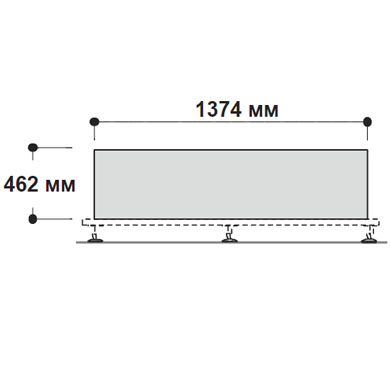 Задняя панель модульного шкафа 137,4 см Enosi Evo 156171
