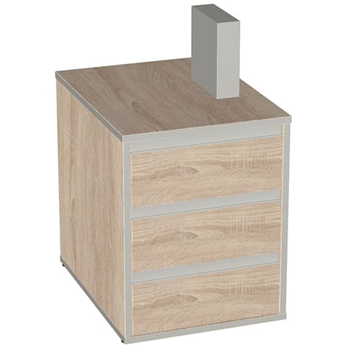 Тумба приставная 426*550*725 Vita V-3.1 ц/з