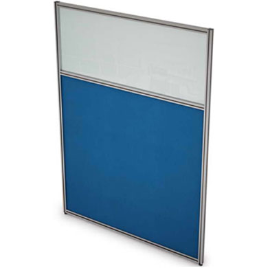 Перегородка напольная комби 70х130 см стекло матовое Арго 7ТС.1310