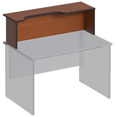 Надстройка к столу с вырезом левая 120 см ДР 468