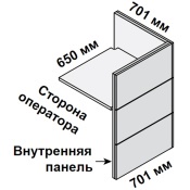 Модуль угловой правый 70 см 115369