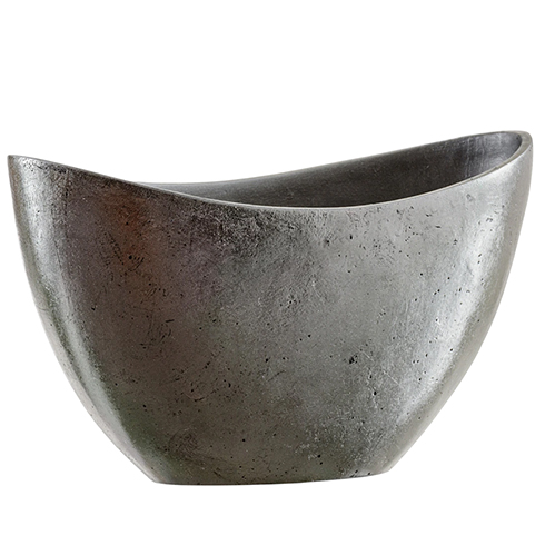 Кашпо Effectory Metal ваза-лодка малая 20/37 см