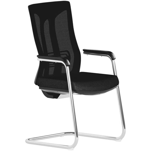 Офисное кресло DIRECTORIA Тесла на полозьях