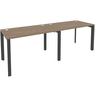 Рабочая станция 236х72 см Onix Metall-P O.MP-RS-2.2.7