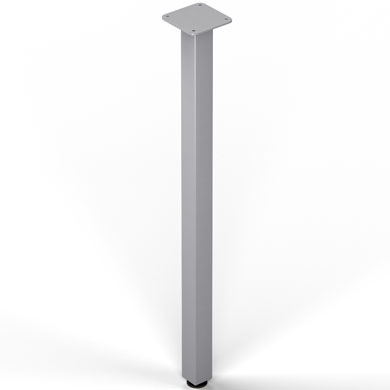 Опора квадратная алюминий  Стиль Alsav ОП.003