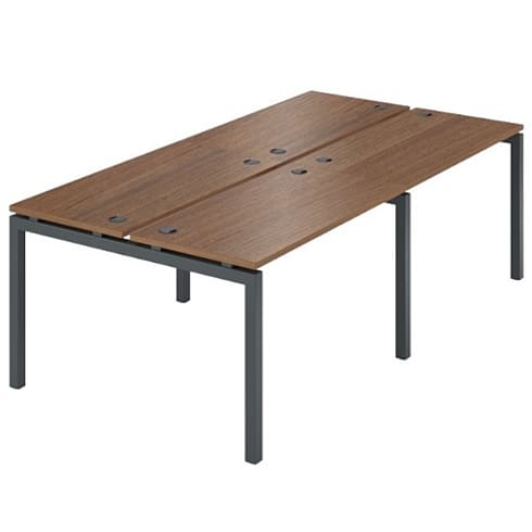 Двойная бенч-система на 4 рабочих места 320 см (глубина 60 см) Арго АМБ-004.60-4