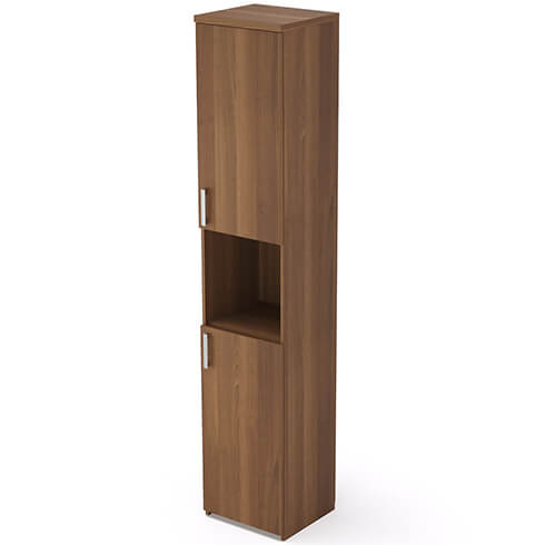 Шкаф узкий высокий закрытый с нишей Стиль Alsav 2П.005.5
