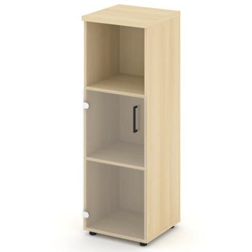 Шкаф средний узкий стекло Стайл Проджект Некст (Style Project Next) SN.STU-202(L)