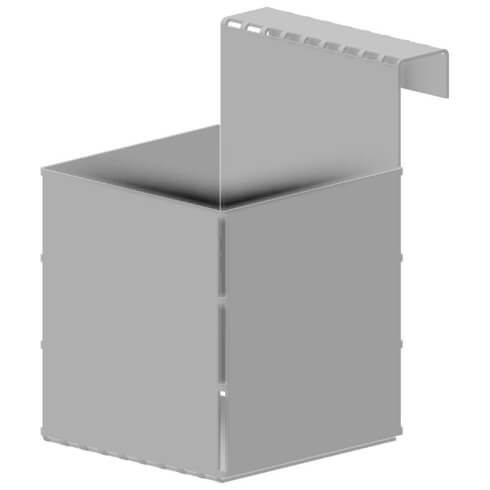 Стакан для карандашей навесной 7.7х7.7хh.11.5 см UACPT07