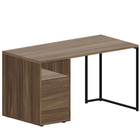 Стол на опорной тумбе, левый Линк (Link) LKSTG147