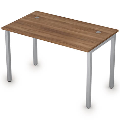 Стол прямой 120 см на металлокаркасе без экрана Стиль Alsav 2М.108