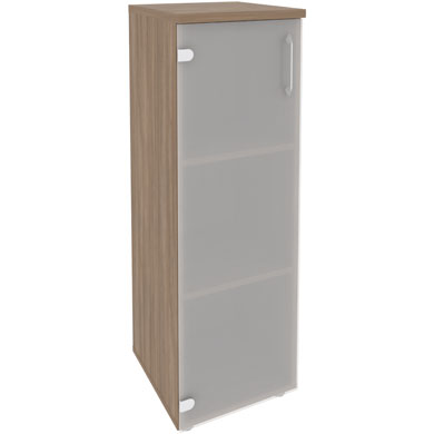 Пенал средний закрытый со стеклом левый Onix Direct O.SU-2.4(L)