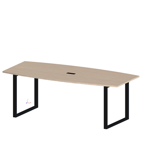 Стол переговоров 2,2м на мет. опорах* EVOLUTION EVL822/О/60*30