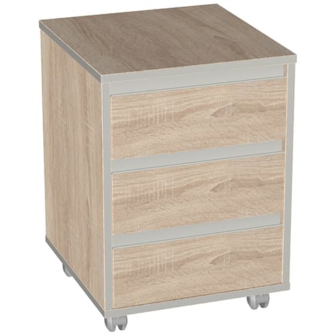 Тумба подкатная 3 ящика Б/З Vita V-3.0 Б/З