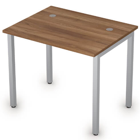 Стол прямой 90 см на металлокаркасе без экрана Стиль Alsav 2М.105