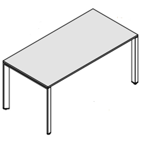 Рабочий стол с П-образными опорами 5-th Element 173091