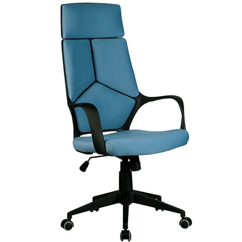 Офисное кресло Riva Chair 8989 (черный пластик) 