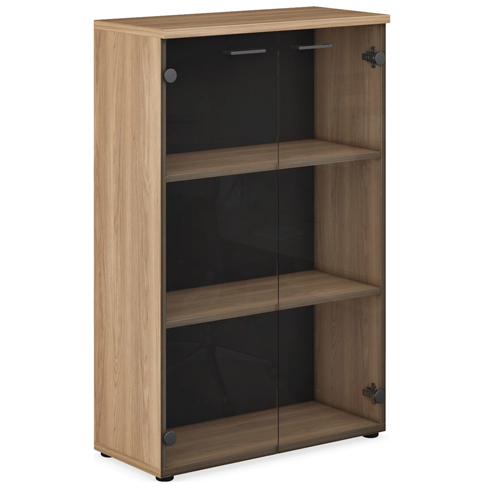 Шкаф средний со стеклянными фасадами  EVOLUTION EVL418