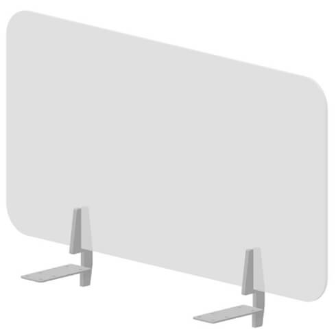 Торцевой промежуточный экран Plexi для стола глубиной 78 см (с кронштейнами)      UPSLF078 Polo New