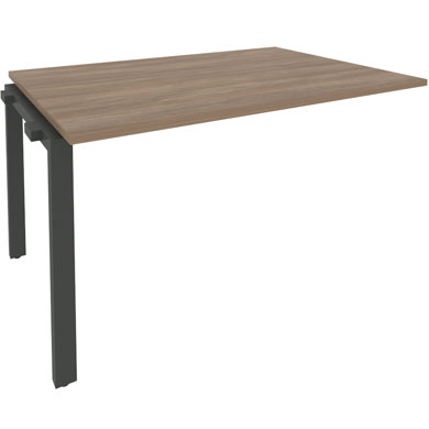 Проходной наборный элемент переговорного стола 138х98 см Onix Metall-P O.MP-NPRG-3