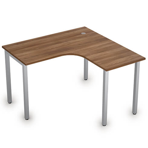 Стол криволинейный правый 120х120 см без экрана Стиль Alsav 2М.129(прав)