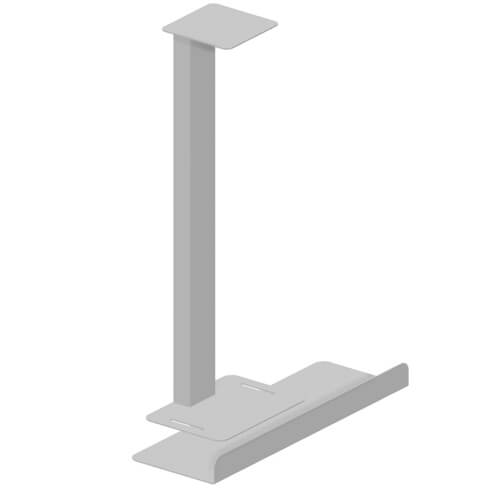 Держатель для системного блока (вертикальное расположение, крепление к столешнице)  UCAPC Domino New