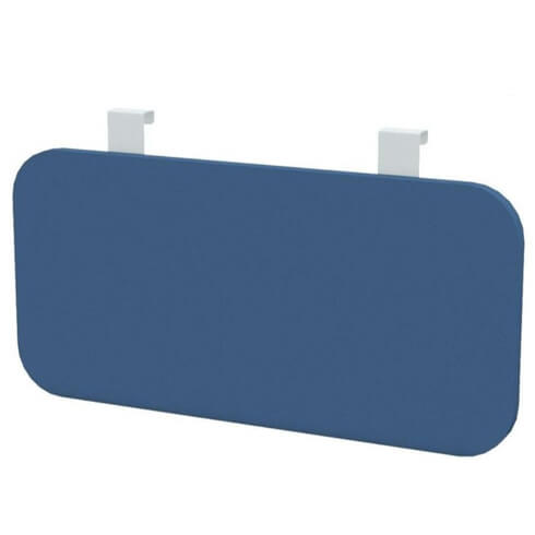 Панель "pinable" навесная 52хh.25см с комплектом кронштейнов (Синяя ткань/Белый) UACPP52