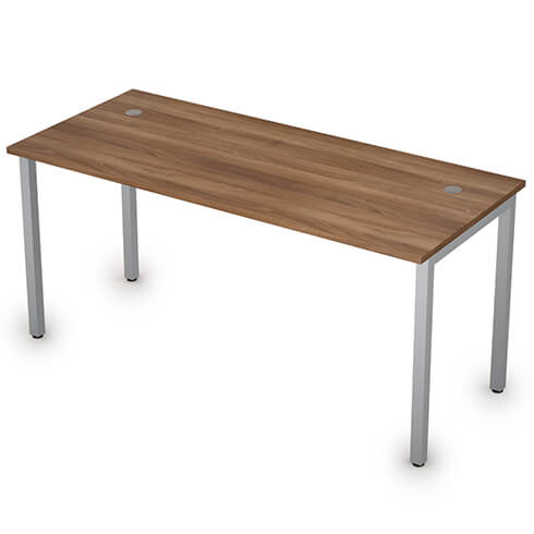 Стол прямой 160 см на металлокаркасе без экрана Стиль Alsav 2М.104