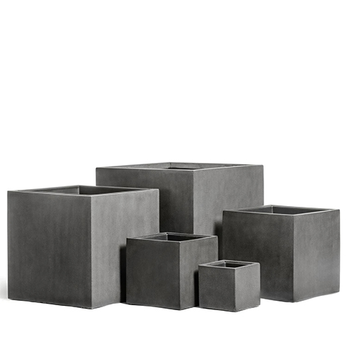 Кашпо Effectory Beton куб 20 см