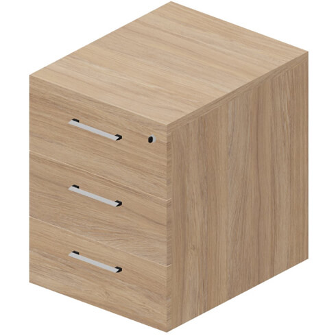 Модуль с 3-мя ящиками для опорной сервисной тумбы  Artwood Executive NRP3 Artwood Executive