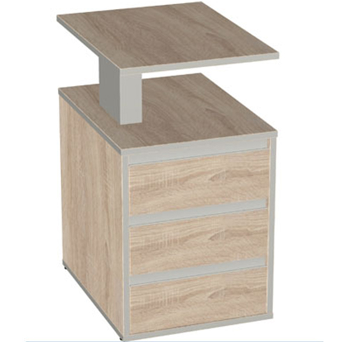 Тумба приставная (малый топ) 3 ящика Vita V-3.1+V-5.6
