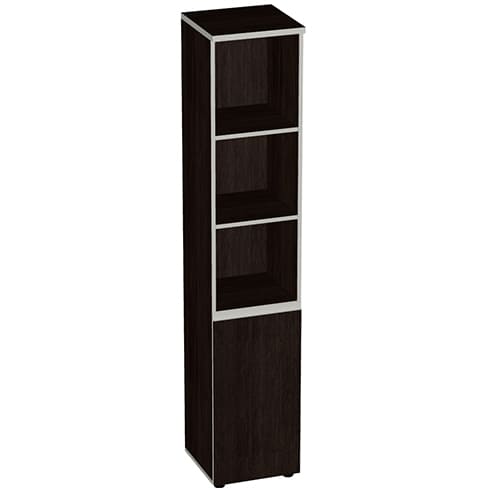 Шкаф узкий высокий комбинированный 