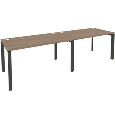 Рабочая станция 276х80 см Onix Metall-P O.MP-RS-2.3.8