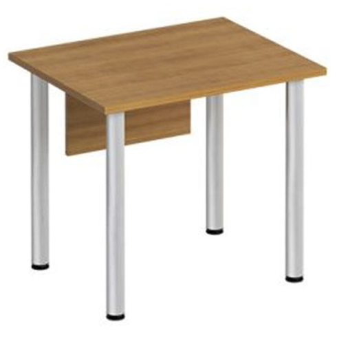 Стол письменный прямой 84х67 см опоры МХ с экраном ДСП Формула СТ ФР 1114