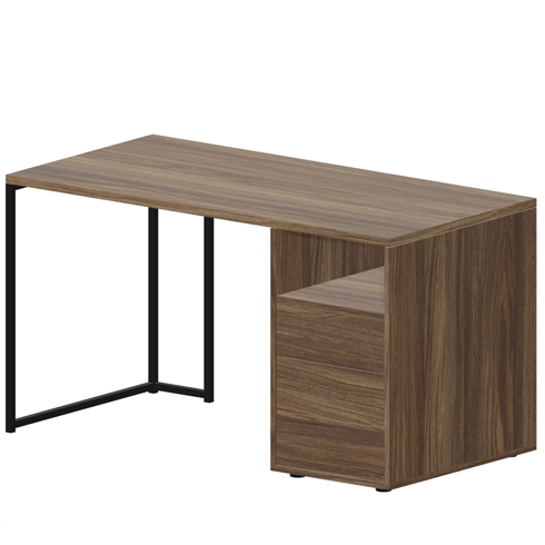 Стол на опорной тумбе, правый Линк (Link) LKSTD147