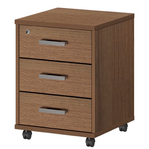 Тумба подкатная с 3-мя ящиками Арго АТ-03