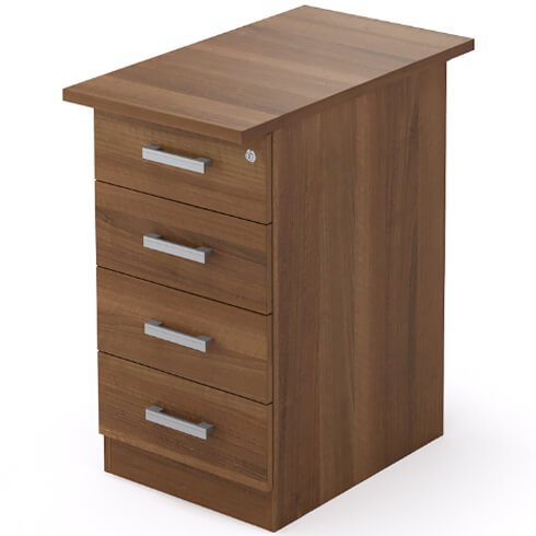 Тумба приставная с замком топ 70 см Стиль Alsav 2ТЗ.002.1