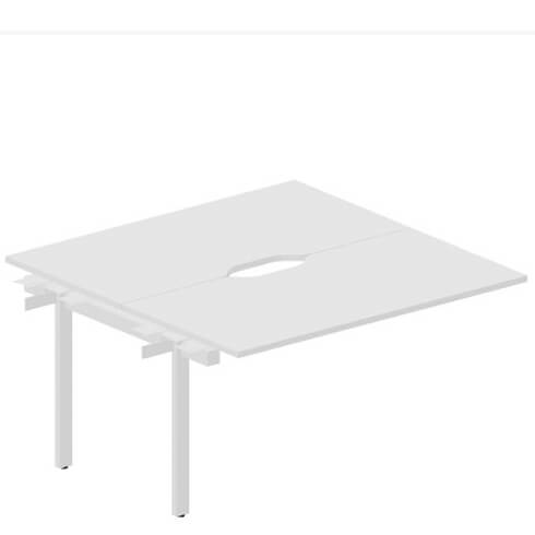 Cтол bench приставной 140х140 см (с эргономичными вырезами)  AW2TPV147