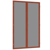 Набор стеклянных средних дверей в деревянной раме Art&Moble 1183
