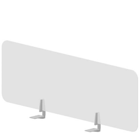 Фронтальный экран Plexi для стола 118 см (с кронштейнами)    Arena New UPSFS118